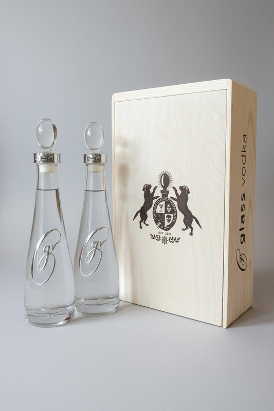 2-Bottle Wooden Box Sets